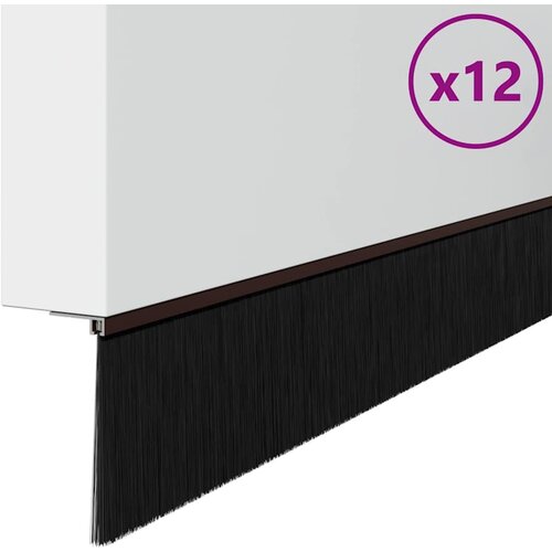 vidaXL Skrbniki za vrata z vijaki 12 pcs Rjava 100 cm, (5000113312) Cene