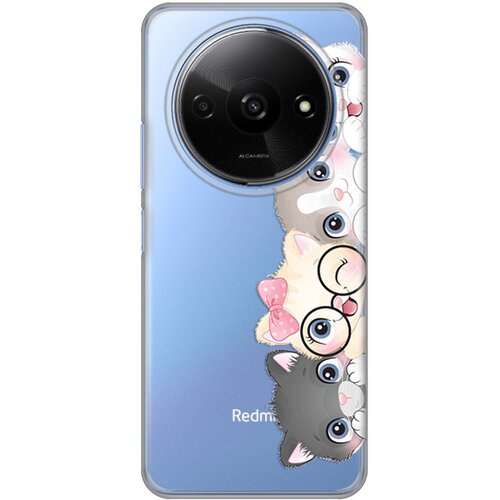 torbica silikonska print skin za xiaomi redmi A3 cats Slike
