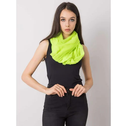 Fashion Hunters Fluo yellow neck warmer with shiny applique