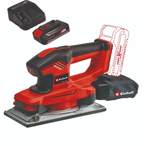 Einhell akumulatorska vibraciona brusilica/&amp;scaron;lajferica te-os 18/230 li + 2,5 ah starter kit 4460720/3810000033 Slike