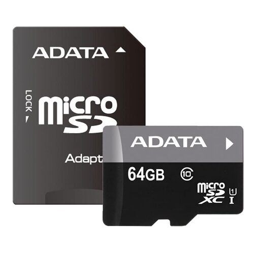 Adata microSDHC 64GB + Adapter UHS-I CLASS 10 memorijska kartica Cijene