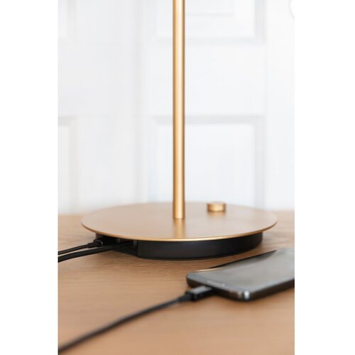 UMAGE Crna LED stolna lampa s mogućnosti zatamnjivanja s metalnim sjenilom (visina 41,5 cm) Asteria Table &amp;ndash; Slike