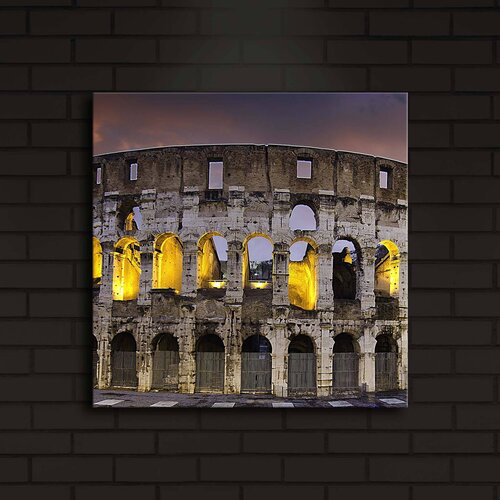 Wallity Zidna slika sa LED osvetljenjem 4040IACT-22, 40x40 cm Cene