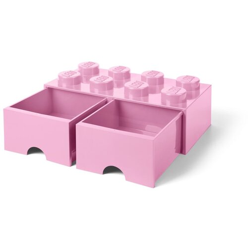 Lego Svetlo roza &amp;scaron;katla za shranjevanje z dvema predaloma LEGO&amp;reg; Slike
