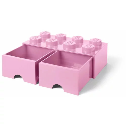Lego Svijetloružičasta kutija za pohranu s dvije ladice