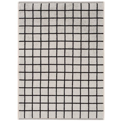 Jotex Crni/bež pamučan ručnik 50x70 cm Grid &amp;ndash; Slike