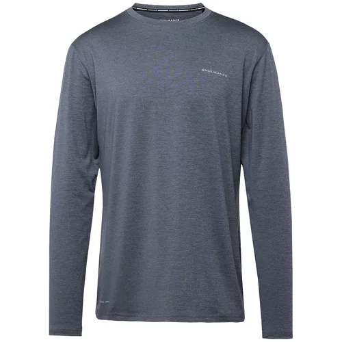 Endurance Tehnička sportska majica 'Mell' srebrno siva / tamo siva
