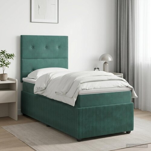  Boxspring krevet s madracem Tamnozelena 80 x 200 cm Bar&scaron;un Cijene