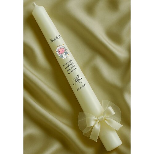  Krstne sveče z angelčkom in pentljo KRSV 25-01 Cene