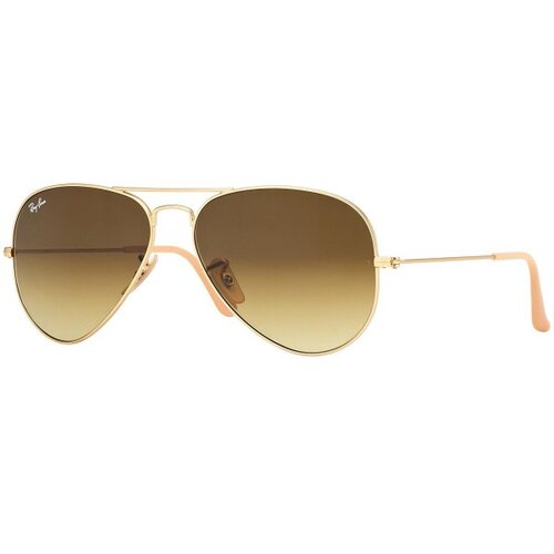 Ray-ban Aviator Gradient RB3025 112/85 M (58) Zlata/Rjava Slike