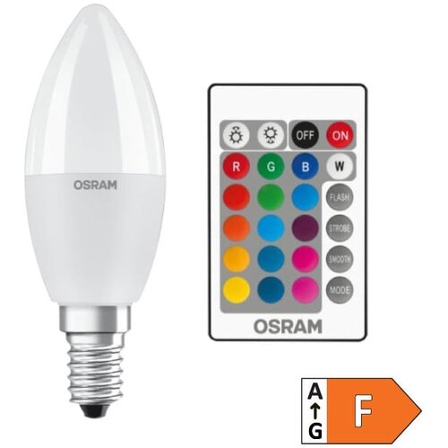 Osram Star LED svetlobni vir CLB40 (E14, Možnost zatemnitve, RGBW, 250 lm, 5,5 W) Cene