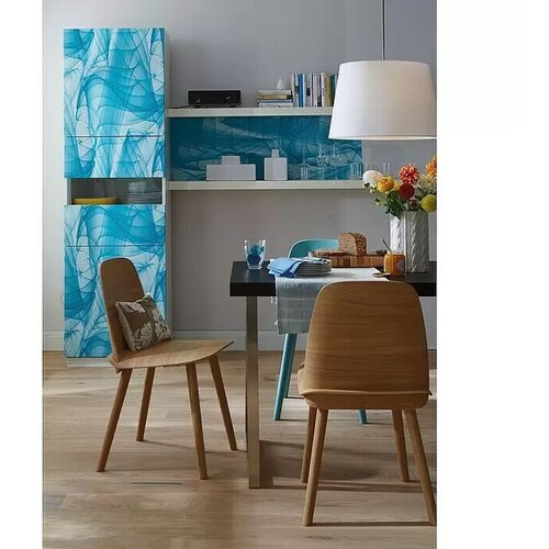 D-C-Fix Samoljepljiva folija Murano plava 45x150 cm Slike