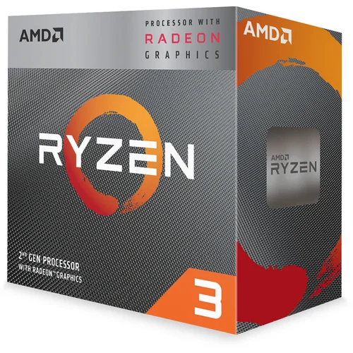 AMD Ryzen 3 3200G AM4 BOX4 CPU cores,4 threads,3.6GHz,4MB L3,65W,Radeon Vega 8