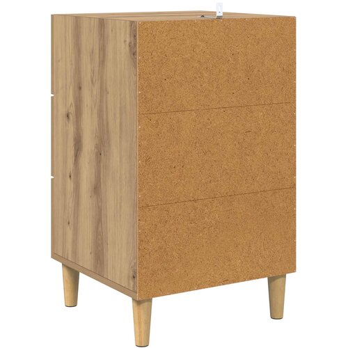  Noćni ormar Umjetnički hrast 40 x 40 x 66 cm Konstruirano drvo Slike
