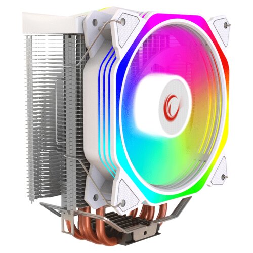 Rampage CPU hladnjak OCTAGON C50 White 57CFM 1800RPM 12cm ARGB AM5/LGA1700 Compatible Air Cooled CPU Fan Cijene