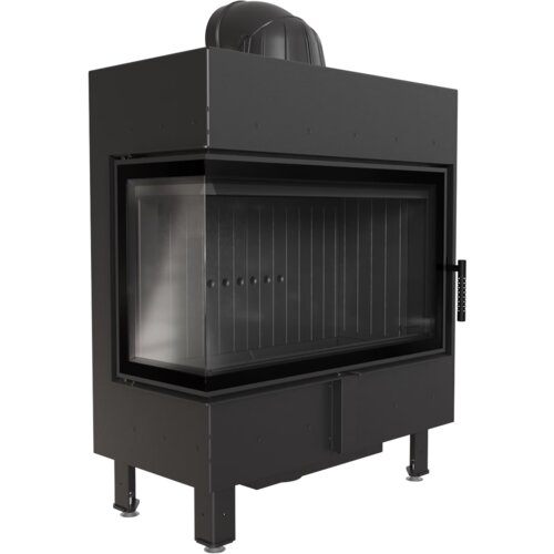 Kratki vgradni kamin LUCY/14/L/BS/BLACK Cene