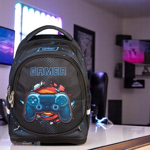 Target Šolska torba 1 triada Superlight Petit Vivid Gamer 28624 Cene