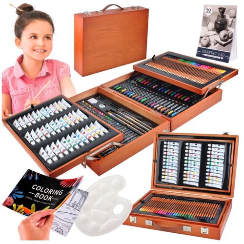Maaleo Umetni&amp;scaron;ki set za risanje in barvanje XXL &amp;ndash; 177 delni, (5000289798) Slike