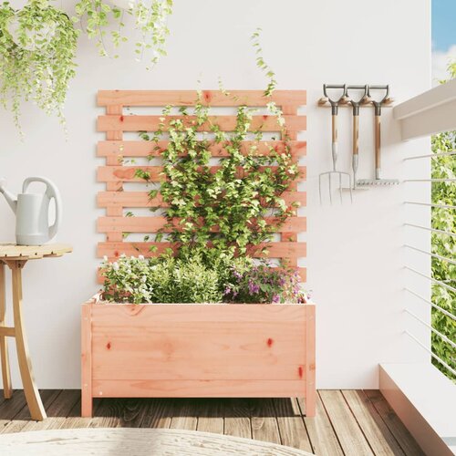 vidaXL Vrtna sadilica sa stalkom 79x39 5x114 cm od masivne duglazije Cijene