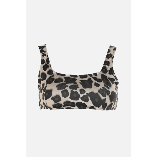 Trendyol Multicolored Leopard Print Bikini Top Cene