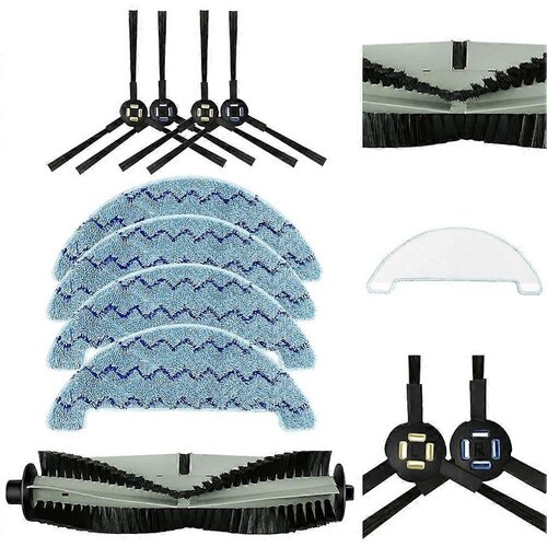 INORCO 5Pcs/set Cepillo principal + Cepillo lateral compatible ILIFE L100 A7 Aspiradora robtica Piezas de repuesto Accesorios Limpieza del hogar, (21982479) Slike