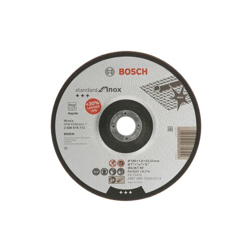 Bosch Rezne ploče Standard for Inox s udubljenim sredi&scaron;tem 2608619772 Cene