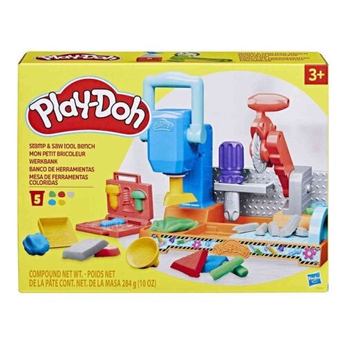 Hasbro Play-doh stamp n saw tool bench ( F9141 ) Slike