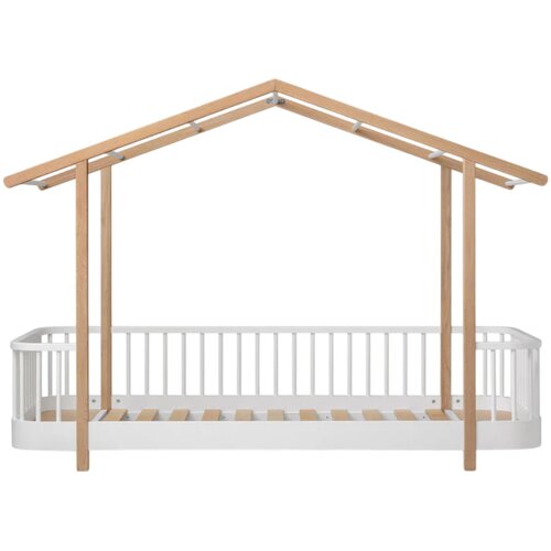 Oliver Furniture® otro&scaron;ka posteljica original house bed 90x200 white/oak Cene