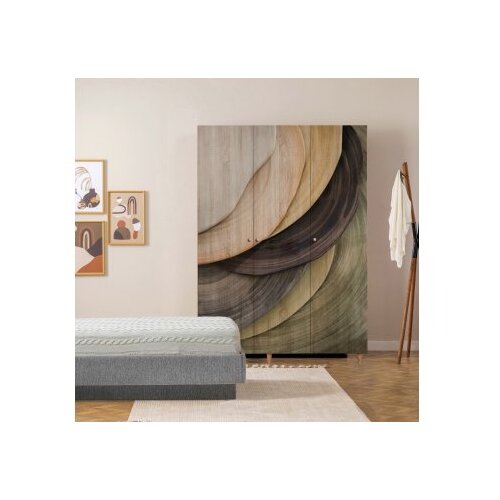 Woody Fashion Ormar Lena 3 135x192x52cm Hrast Slike