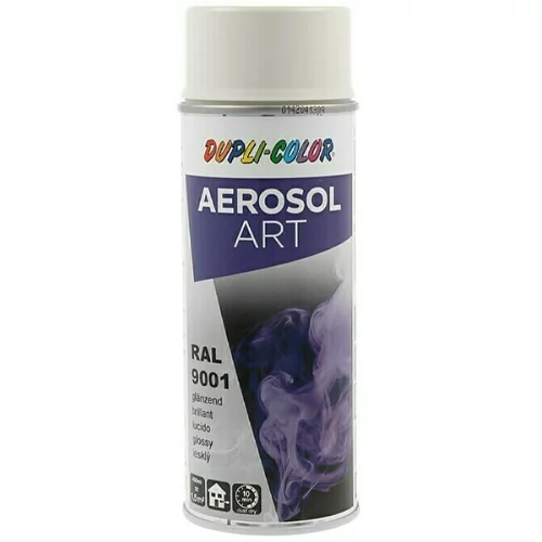 Dupli color aerosol Art Lak za raspršivanje RAL 9001 (Kremasto bijele boje, 400 ml, Sjaj)