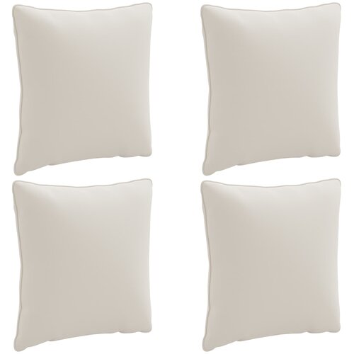  Jastučići za leđa (4 kom) PUTTEN 4 pcs 100% poliester Bijela Cene