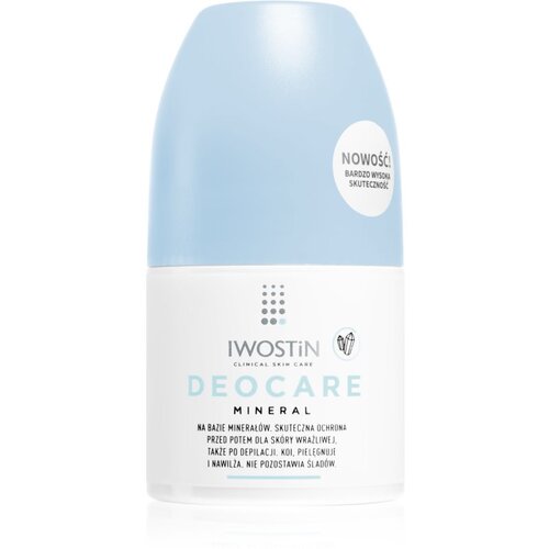 Iwostin Deocare Mineral antiperspirant roll-on za vrlo osjetljivu kožu s mineralima 50 ml Slike