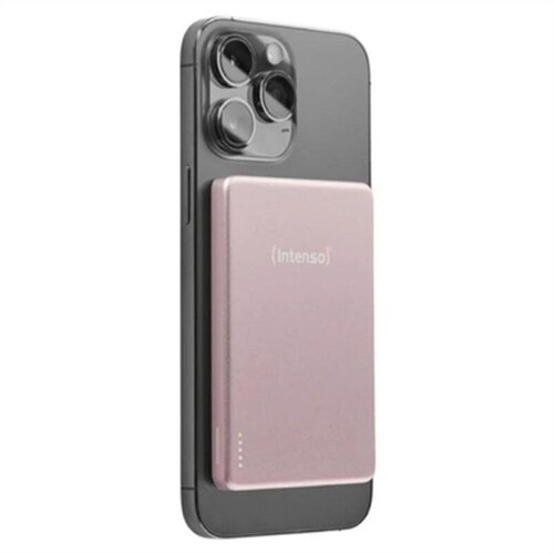 Intenso Prijenosni punjač MagSafe, 5000mAh, bežični, Roze Cijene
