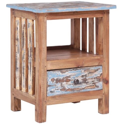 The Living Store Nočna omarica 41x30x50 cm trden predelan les - Nočna Omarica, (21432742) Slike