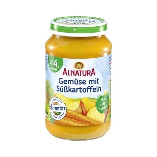 Alnatura bio otro&amp;scaron;ka hrana, zelenjava s sladkim krompirjem Slike