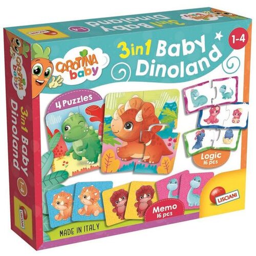 Carotina Baby DINOLAND PUZZLE + 3D 92529 Slike
