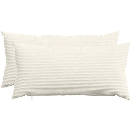  Presvlaka za jastuk 2 pcs HEERLEN Krem 40 x 80 cm Kord - Krem 40 x 80 cm 2 Cijene