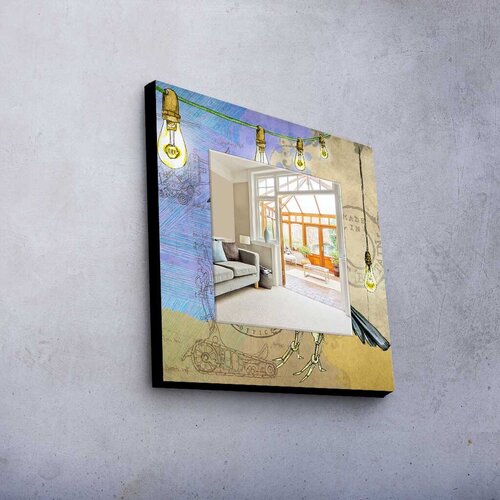 Wallity Zidno ogledalo MA-070, 50x50cm Cijene