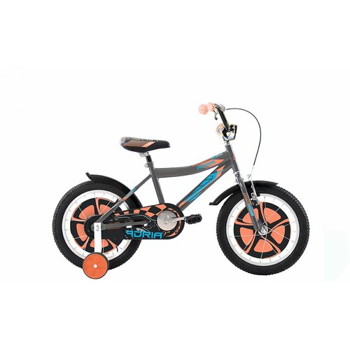 Adria rocker dečiji bicikl, 10"/16", sivo-narandžasti Cene