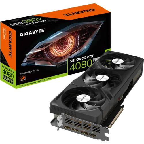 Gigabyte VGA RTX 4080 Super WF Windforce V2, 16G, GDDR6X,256bit, 3x DP, 1x HDMI