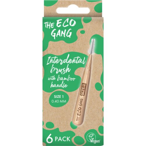 The Eco Gang Bamboo Interdental Brush - Size 1 - 0,4mm Slike