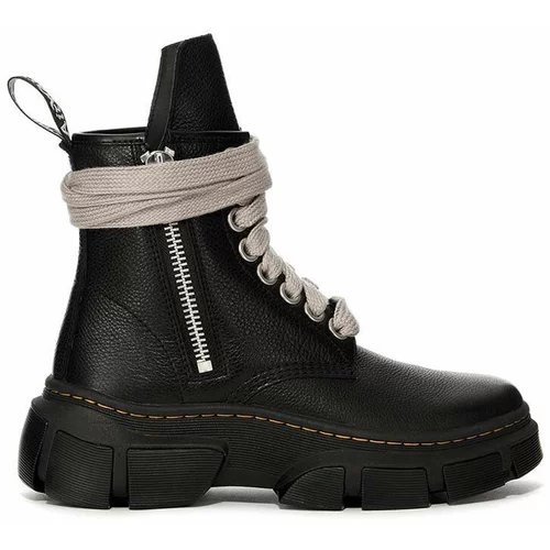Rick Owens Visoke cipele x Dr. Martens 1460 Jumbo Lace Boot za muškarce, boja: crna, DM01D7810