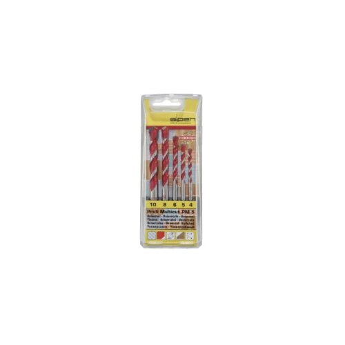 ALPEN 5-dijelni set burgija 4-10mm PROFI MULTICUT 0000100705100 Cijene