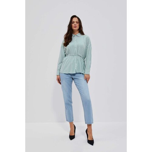 Moodo LADIES SHIRT L-KO-4014 BÍLÁ_ZELENÁ Cene