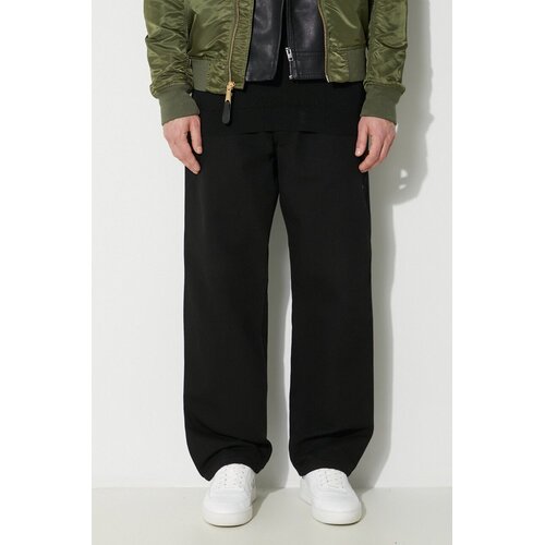 Carhartt WIP Hlače Single Knee Črna Slike