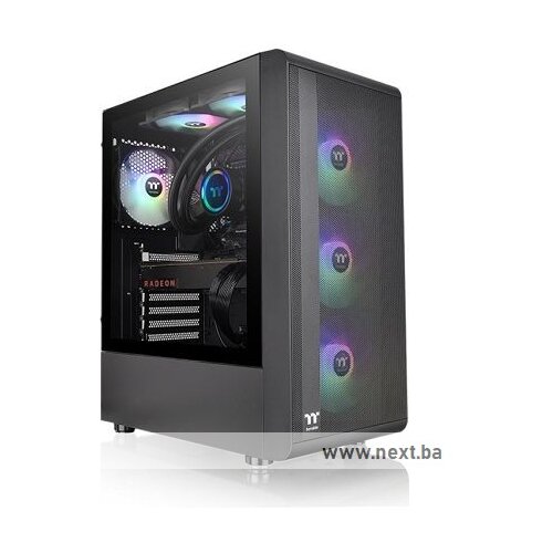 Thermaltake S200 TG ARGB Mid tower case, 3x ARGB 120mm Lite fan Slike