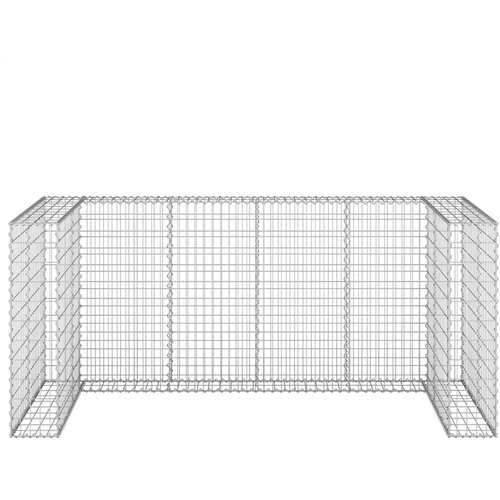  Gabionski zid za kante od pocinčanog čelika 254 x 100 x 110 cm Slike