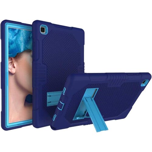 NIKCORP Ovitek za Samsung Galaxy Tab A7 10.4 oklepen s stojalom, moder, trpežna troslojna za&scaron;čita iz silikona in umetne mase proti udarcem, (5000139129) Cene