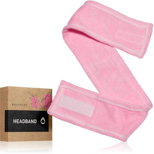 BrushArt Home Salon Headband kozmetični trak za glavo Pink Cene