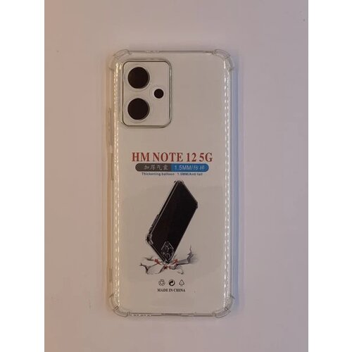 Xiaomi Note 12 5G transparent maska sa ojačanim ivicama ( 96204 ) Slike